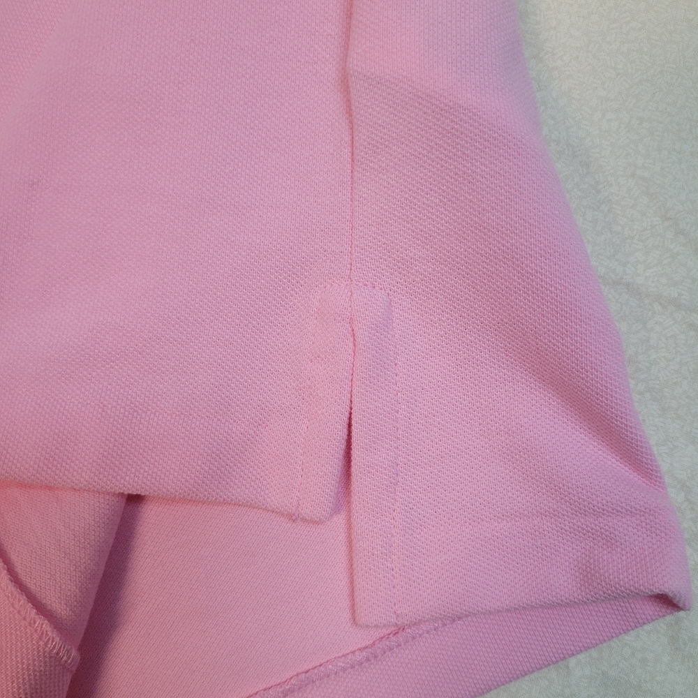 Polo by Ralph Lauren Kids Light Pink Polo Shirt, Size 7 Preppy Resortwear Spring - Picture 5 of 6
